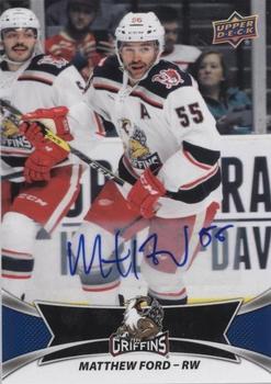2016-17 Upper Deck AHL - Autographs #14 Matthew Ford Front