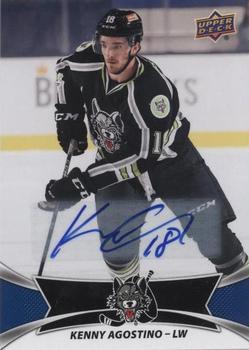 2016-17 Upper Deck AHL - Autographs #78 Kenny Agostino Front