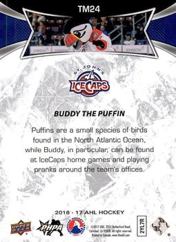 2016-17 Upper Deck AHL - Team Mascots #TM24 Buddy The Puffin Back