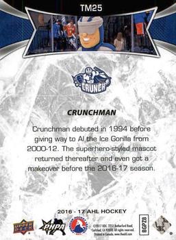 2016-17 Upper Deck AHL - Team Mascots #TM25 Crunchman Back