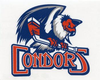 2016-17 Upper Deck AHL - Wordmark Logo Window Cling Box Topper #NNO Bakersfield Condors Front