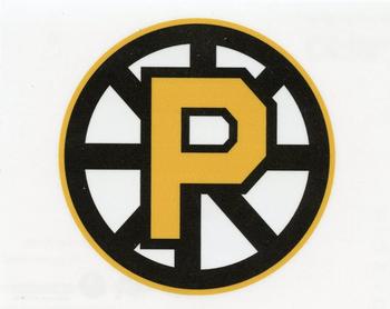 2016-17 Upper Deck AHL - Wordmark Logo Window Cling Box Topper #NNO Providence Bruins Front