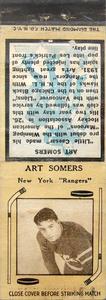 1934-36 Diamond Matchbooks (Tan 2) #NNO Art Somers Front