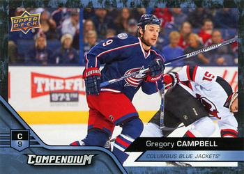 2016-17 Upper Deck Compendium - Blue #376 Gregory Campbell Front