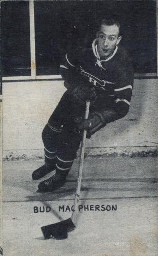 1948-52 Exhibits Canadian #NNO Bud MacPherson Front
