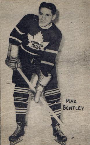 1948-52 Exhibits Canadian #NNO Max Bentley Front