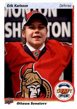 2016 Upper Deck NHL Draft #DRAFT-9 Erik Karlsson Front