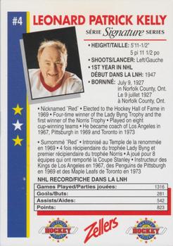 1994-95 Zellers Masters of Hockey - Signature Series Blue #NNO Red Kelly Back