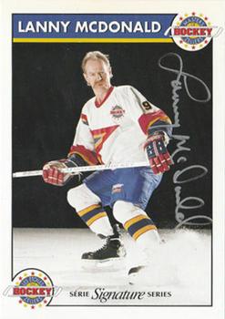1994-95 Zellers Masters of Hockey - Signature Series Blue #NNO Lanny McDonald Front