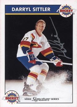 1995-96 Zellers Masters of Hockey Signature Series #NNO Darryl Sittler Front