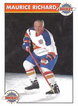 1992-93 Zellers Masters of Hockey #NNO Maurice Richard Front