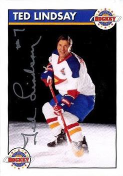 1992-93 Zellers Masters of Hockey - Signature Series #NNO Ted Lindsay Front