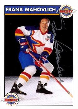 1992-93 Zellers Masters of Hockey - Signature Series #NNO Frank Mahovlich Front