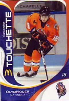 2007-08 Extreme Gatineau Olympiques (QMJHL) #12 Alexandre Touchette Front