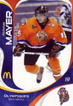 2007-08 Extreme Gatineau Olympiques (QMJHL) #13 Nicholas Mayer Front