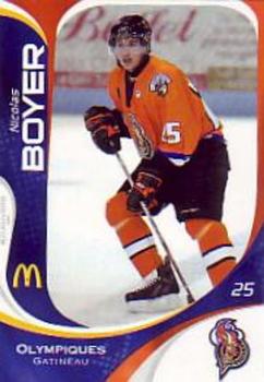 2007-08 Extreme Gatineau Olympiques (QMJHL) #19 Nicolas Boyer Front