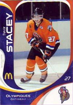 2007-08 Extreme Gatineau Olympiques (QMJHL) #21 Travis Stacey Front