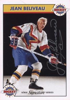 1994-95 Zellers Masters of Hockey - Signature Series Yellow #NNO Jean Beliveau Front
