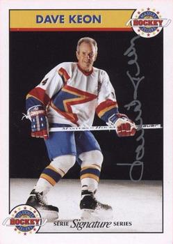 1994-95 Zellers Masters of Hockey - Signature Series Yellow #NNO Dave Keon Front