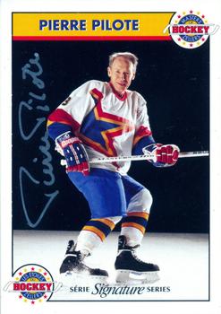 1994-95 Zellers Masters of Hockey - Signature Series Yellow #NNO Pierre Pilote Front