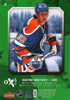 2016-17 Fleer Showcase - EX-2017 #3 Wayne Gretzky Back