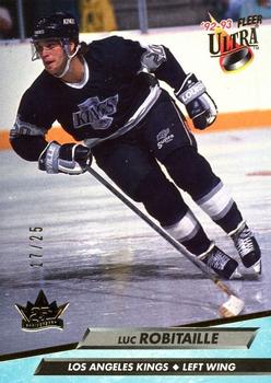 2016-17 Fleer Showcase - 25th Anniversary Stamped 1992-93 Ultra Buyback #87 Luc Robitaille Front