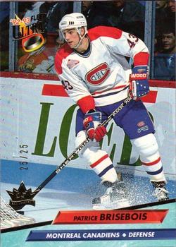 2016-17 Fleer Showcase - 25th Anniversary Stamped 1992-93 Ultra Buyback #325 Patrice Brisebois Front