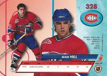 2016-17 Fleer Showcase - 25th Anniversary Stamped 1992-93 Ultra Buyback #328 Sean Hill Back