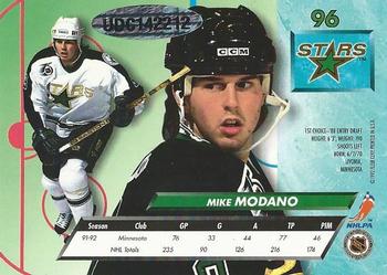 2016-17 Fleer Showcase - 25th Anniversary Stamped 1992-93 Ultra Buyback Autograph #96 Mike Modano Back