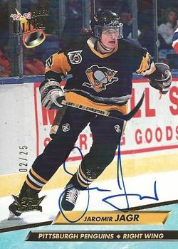 2016-17 Fleer Showcase - 25th Anniversary Stamped 1992-93 Ultra Buyback Autograph #164 Jaromir Jagr Front