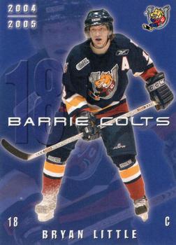 2004-05 Colts & Cops Barrie Colts (OHL) #NNO Bryan Little Front