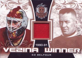 2017 Leaf Masked Men - Vezina Winner Relics #VW-EB1 Ed Belfour Front