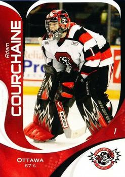 2007-08 Extreme Ottawa 67's (OHL) #1 Adam Courchaine Front
