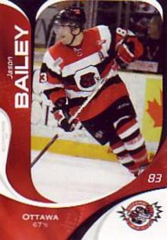 2007-08 Extreme Ottawa 67's (OHL) #3 Jason Bailey Front