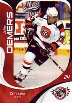 2007-08 Extreme Ottawa 67's (OHL) #8 Julien Demers Front