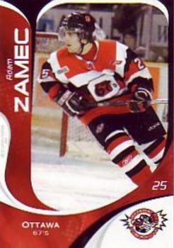 2007-08 Extreme Ottawa 67's (OHL) #22 Adam Zamec Front