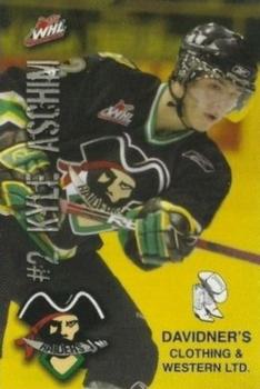 2007-08 Prince Albert Raiders (WHL) #NNO Kyle Aschim Front