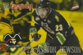 2007-08 Prince Albert Raiders (WHL) #NNO Ashton Hewson Front