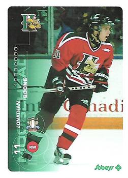 1999-00 Halifax Mooseheads (QMJHL) #NNO Jonathan Boone Front