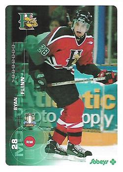 1999-00 Halifax Mooseheads (QMJHL) #NNO Ryan Flinn Front