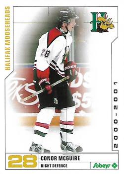 2000-01 Halifax Mooseheads (QMJHL) #NNO Conor McGuire Front
