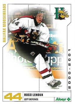 2000-01 Halifax Mooseheads (QMJHL) #NNO Hugo Lehoux Front