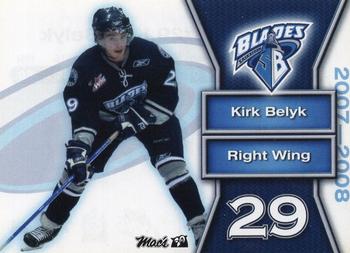 2007-08 Sobey's Saskatoon Blades (WHL) #NNO Kirk Belyk Front