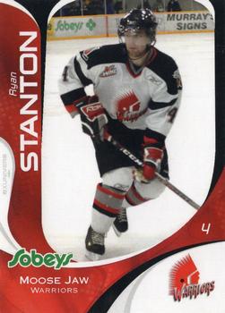 2007-08 Extreme Moose Jaw Warriors (WHL) #NNO Ryan Stanton Front