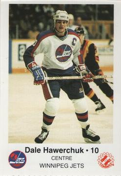 1985-86 Winnipeg Jets Police #NNO Dale Hawerchuk Front