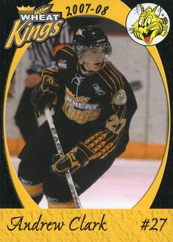 2007-08 Brandon Wheat Kings (WHL) #6 Andrew Clark Front
