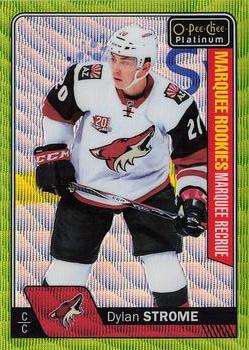2016-17 O-Pee-Chee Platinum - Emerald Surge #166 Dylan Strome Front