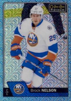 2016-17 O-Pee-Chee Platinum - Ice Blue Traxx #17 Brock Nelson Front