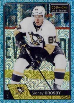2016-17 O-Pee-Chee Platinum - Ice Blue Traxx #25 Sidney Crosby Front