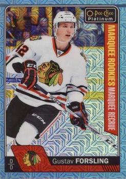2016-17 O-Pee-Chee Platinum - Ice Blue Traxx #183 Gustav Forsling Front